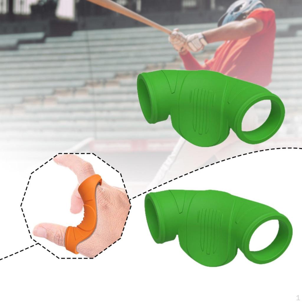 2 Pieces Baseball Thumb Guard Batters Batting Grip for All Levels Hitting Aid Hitter Training