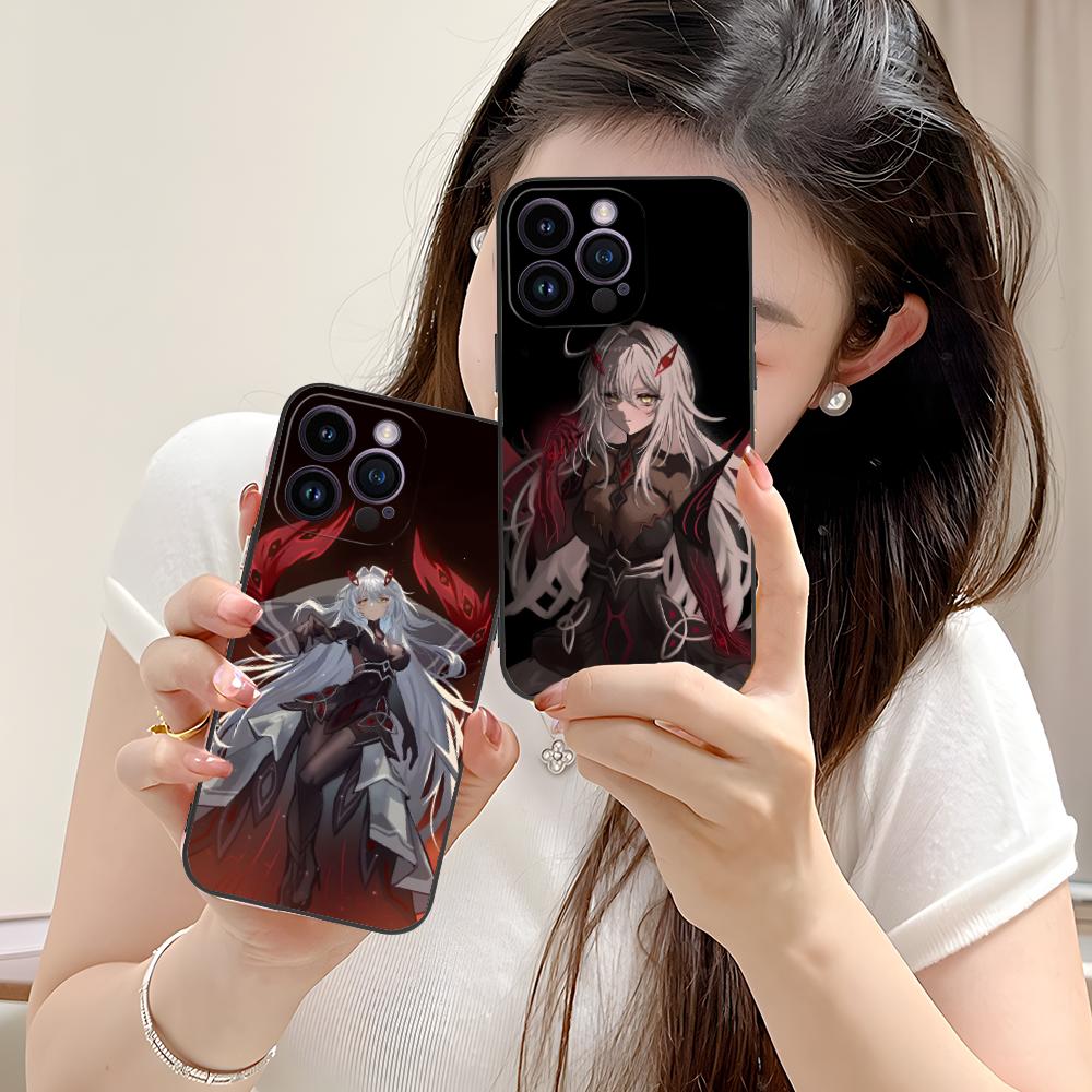 Genshin Impact Ronova Phone Case for iPhone 17 16 15 14 13 12 11 X XR XS 8 7 Air Pro Max Plus Mini Colorful Cover Pretty Cover