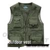 Men's Quick-Dry Multi-Pocket Outdoor Photography Vest