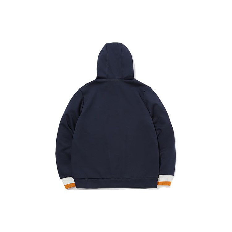 Li Ning Wade Series Themed Pattern Sports Hoodie Men Hoodies Dark-Blue AWDQ681-1