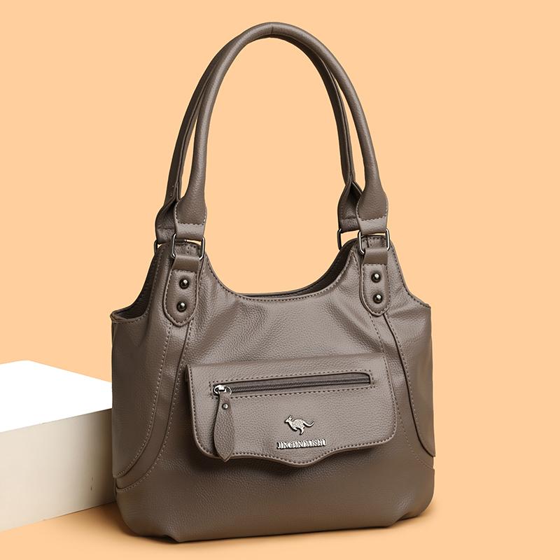 Tote Bag Women's Large Capacity Commuter Handbag Middle-aged Shoulder Bag