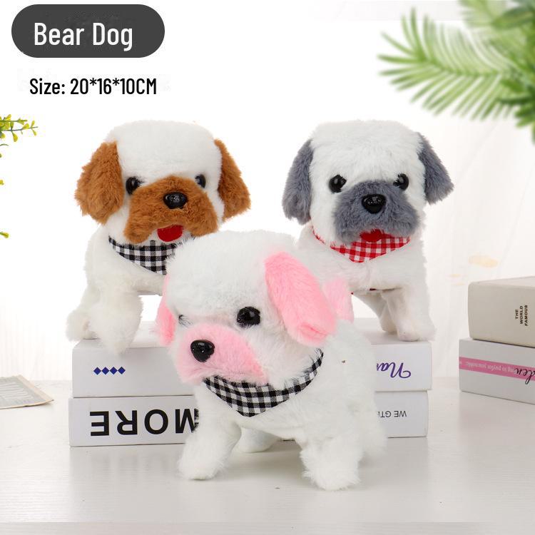 Cute Electric Plush Dog: Butt-Wagging Corgi, Husky & Golden Retriever