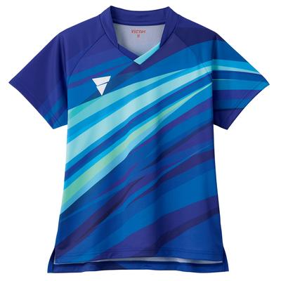 Camiseta de Tênis de Mesa Feminina VICTAS V-OLGS236 BL (Azul) 2XS 512112