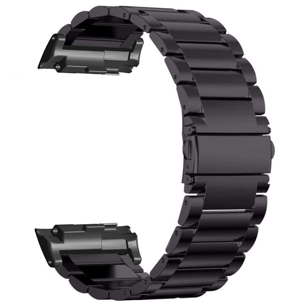 

Для Huawei Watch D Ремінець для годинника з нержавіючої сталі високої твердості з застібкою Black