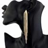 SUMENG 2024 New Gold Color Silver  Long Hanging Earrings Metal Tassel Ethnic Drop  for Women Fashion Jewelry Gifts
