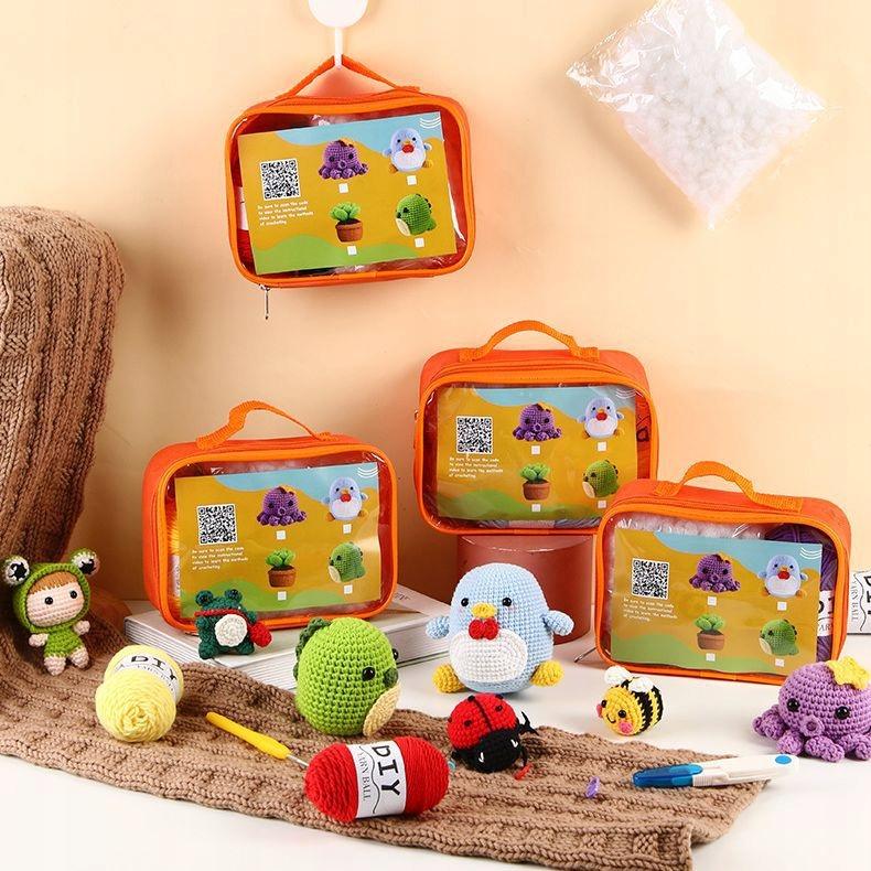 Crochet Kit Complete Diy Gift Kids Plant