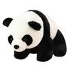 Black and White Cloth Doll Lying Down Panda Plush Toy Giant Panda Cute Doll Birthday Gift Hug Bear for Girl