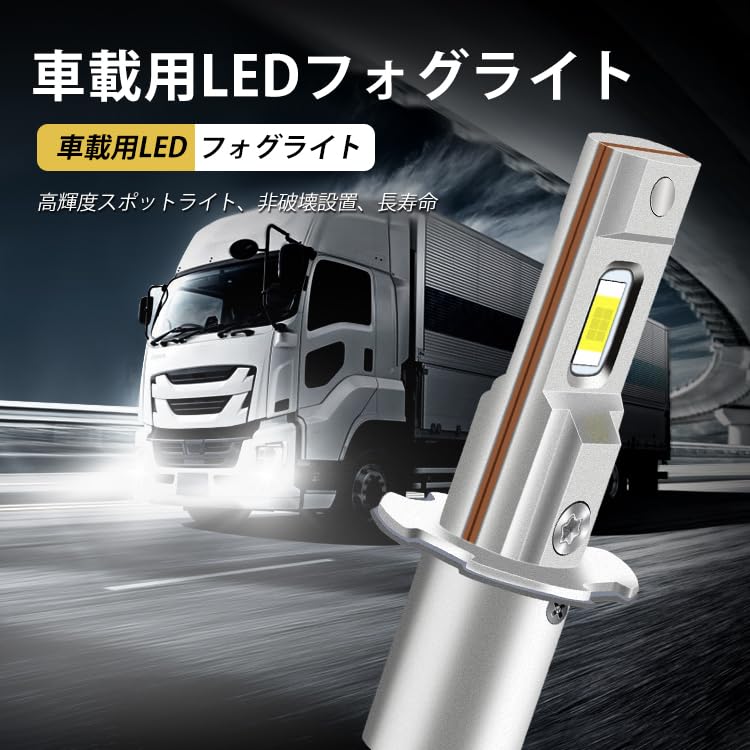 Super Bright Latest Improved H3 LED Fog Lamp 12V 24V