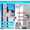 Window Opening Seal Cover for Portable Air Conditioner Exhaust, Composite Cloth for Draft Blocking and Daily Dust Cover