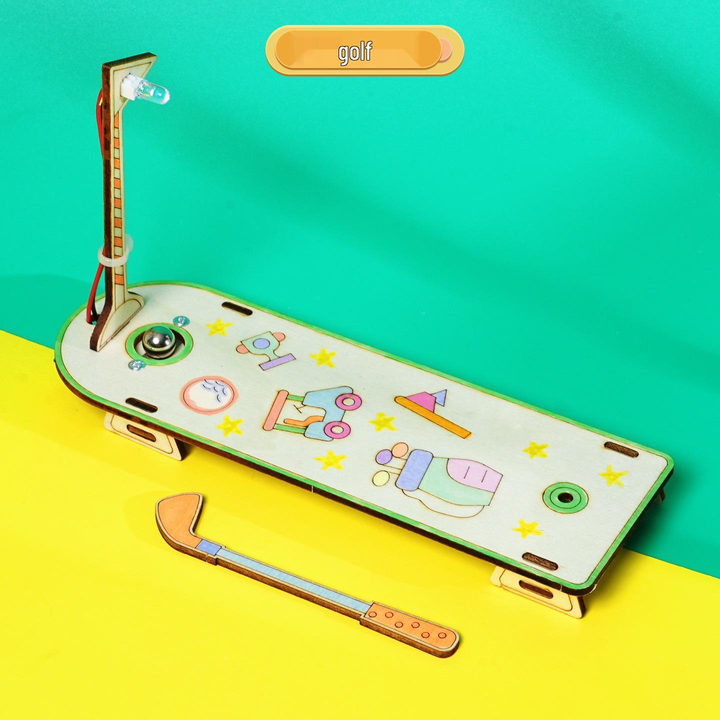 DIY Mini Golf Ball Science Model: Fun Educational STEAM Experiment Game