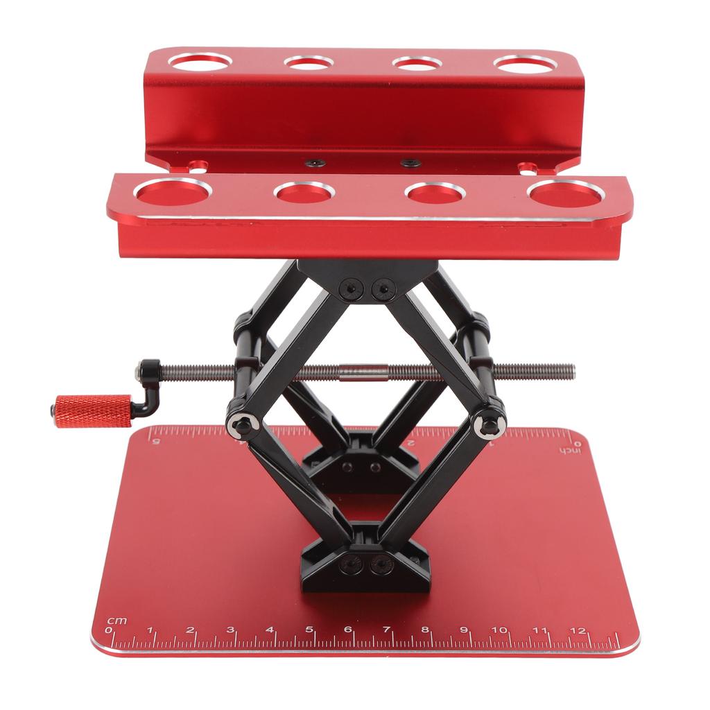 RC Car Work Stand Simulation Metal RC Repair Workstation Support Elevating Rotatable for 1:8 and 1:10 RC Car