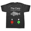 Fishing The Carp Are Calling and I Must Go Funny Vintage Mens TShirt Cotton New Summer Casual Harajuku T Shirt Printed Men Top