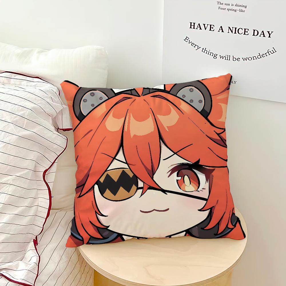 game Zenless Zone Zero Caesar King Koleda Comfortable soft Pillow Case for Sofa Living Room Home office Decor Protective Covers