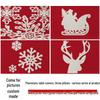 Waterproof Christmas Floral Linen Table Set: Tablecloth, Napkin, Mat.