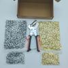 Hand Press Eyelet Setter with Grommets Hole Punch Pliers Lightweight Manual Puncher  Cardboard