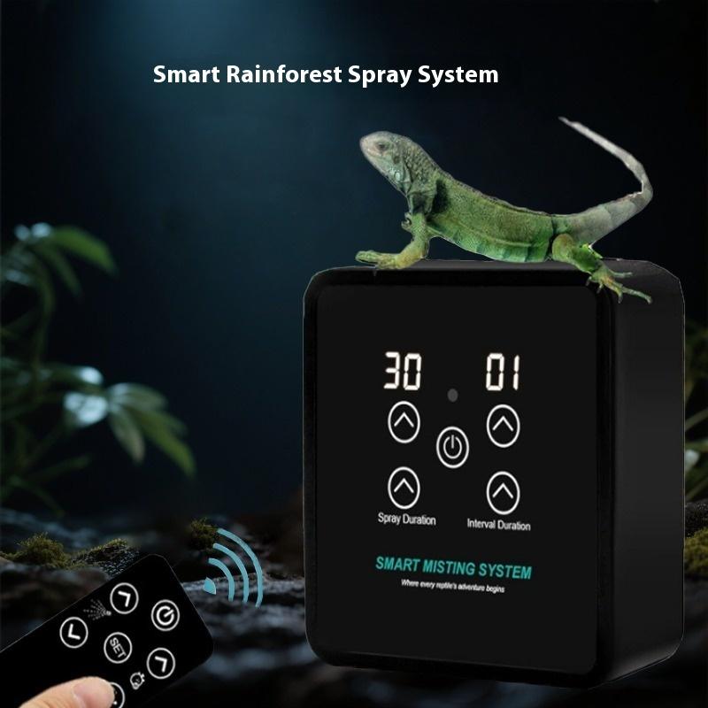 Sistema di Nebulizzazione Automatica Intelligente Umidificatore Timer Schermo LCD Controller Irrigatore Sistema di Nebulizzazione per Terrario