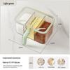 Luxury Kitchen Condiment Set: 4-Grid Storage Jars for Salt, Sugar, and Seasonings