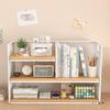 Multilayer Vertical Desktop Bookshelf - Children's Iron Art Tabletop Storage Rack