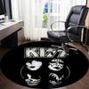 1pc KISS Band Office Round Area Rug, Indoor Mat Suitable For Office, Under Office Chairs Bedroom Living Room Home Decor  a0908159