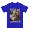 Bride Of Chucky T Shirts Horror Movie Awesome Tees Short Sleeve Crewneck T-Shirt Cotton 6XL Clothes