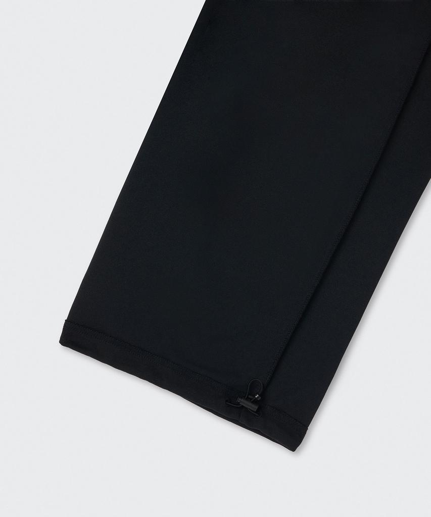 MUSINSA STANDARD WOMAN [Cooltandard] Women'S Deep Tuck Variable Wide Lounge Sweatpants [Black]