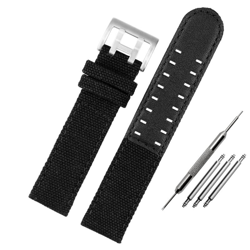 

For Hamilton Khaki Field Watch h760250/h77616533/h70605963 H68201993 Watch Strap Genuine Leather Nylon Men Watch Band 20mm 22mm 20mm