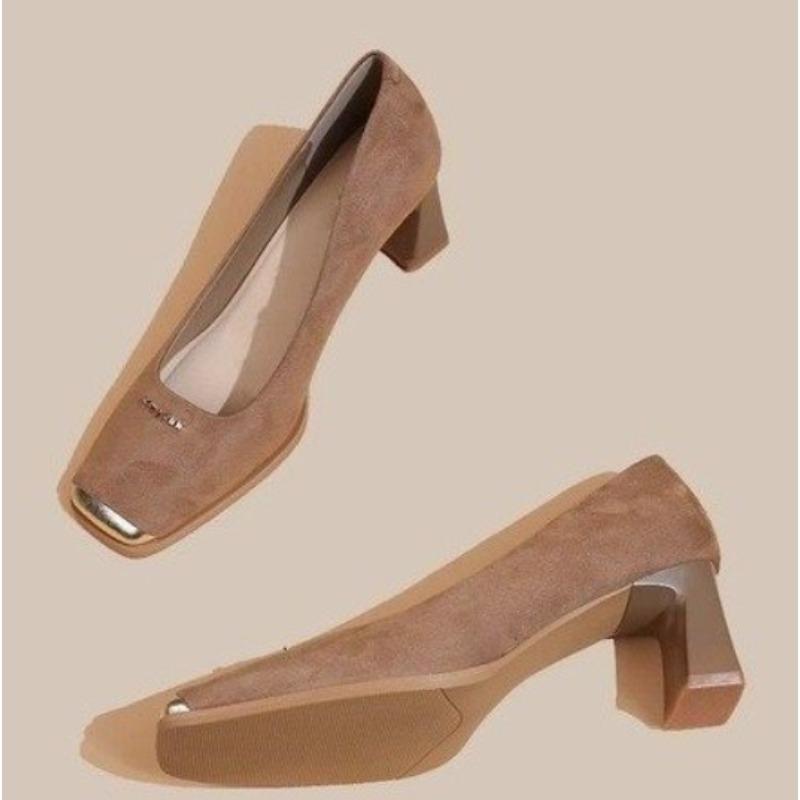 

Мода Новый Стиль Женская Мода Леопардовый Принт Пряжка Женские Туфли-Лодочки Квадратный Носок Стриптиз Вечеринка Лаконичная Отделка Женская Обувь Zapatos Mujer 40