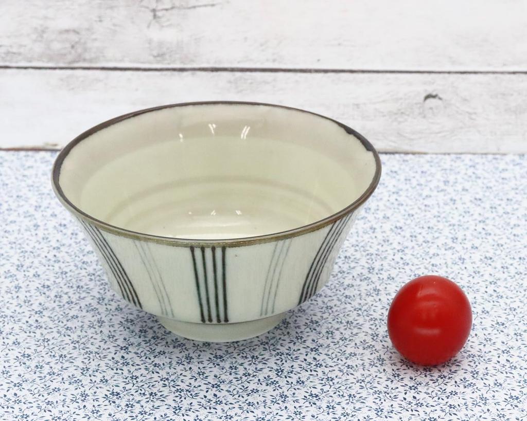 Castle Enterprises [Set of 10 11cm Rain-style Mino Ware Rice Bowls] - Monochrome Style - Casual and Makes Food Stand Out