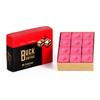 Caja de 12 tizas para taco de billar, color negro americano, punta cuadrada de 8 pulgadas, suministros para billar, accesorios.