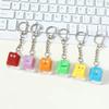 2/3 Pcs Fidget Decompression Keyboard Button Keychain Bag Pendant Stress Relief Toy Antistress Finger Keyboard Game Keyring Gift