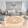 Rose European Carpets 140x200 Large Pink Luxury Non-slip Area Rug for Living Room Bedroom Lounge Floor Mat