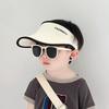 Wide Brim Beach Hats Cotton Top Air Cap High Quality Visor Hat  Girls