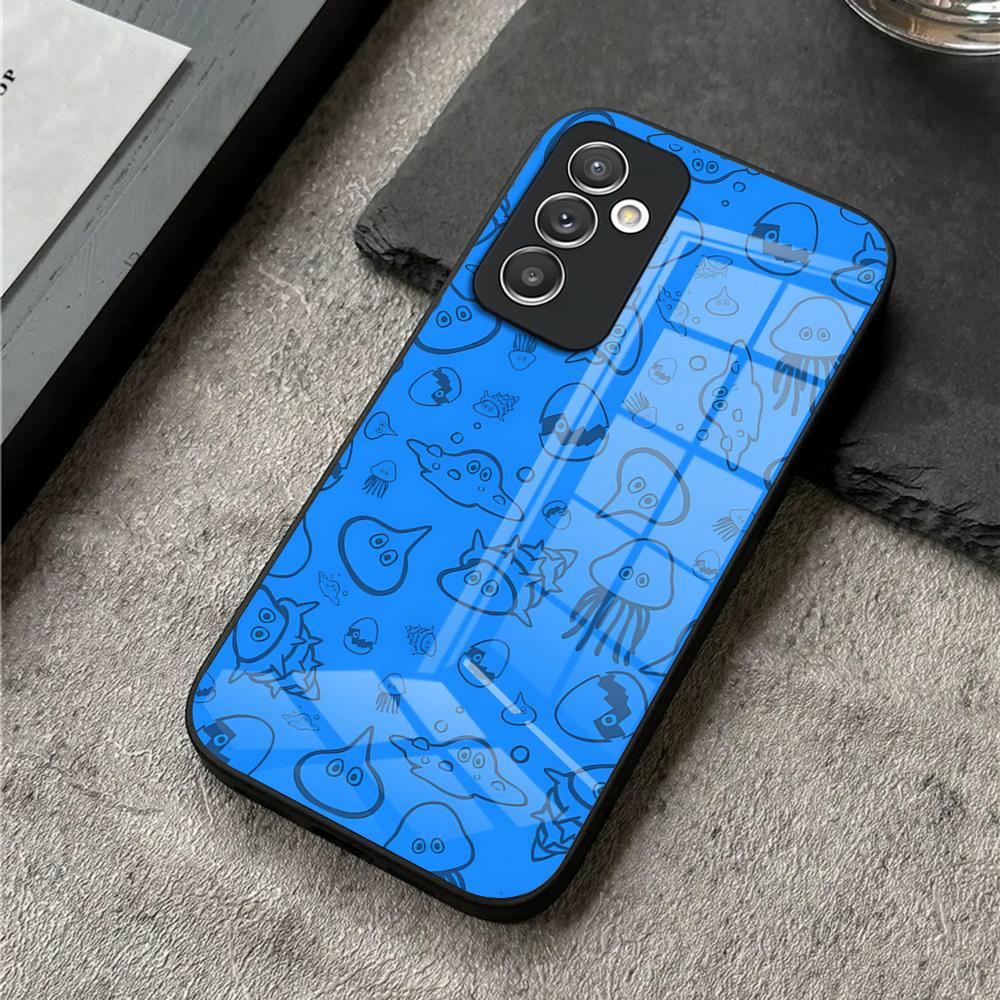 D-Dragon Quest Slime Phone Case For S25 Ultra Samsung S26 S23 S24 Plus S22 S20 S21 Fe A54 A34 A53 A16 Glass Cover