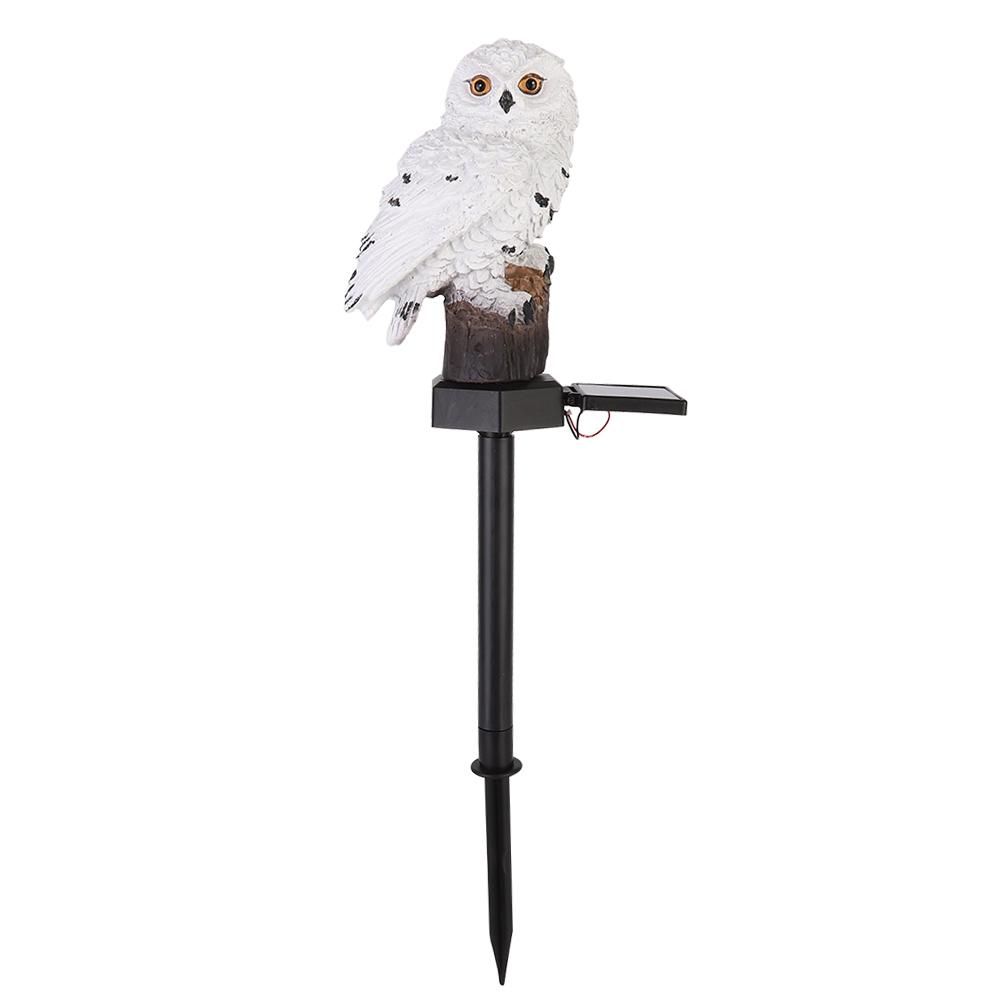 Owl     Lawn Ornament Waterproof Outdoor Yard Garden Lamp Decor