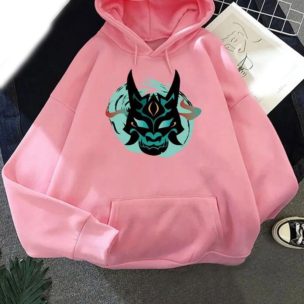 Hanorace Genshin Impact Xiao cu Imprimeu Unisex Femei Streetwear Hanorac Sweatshirts Harajuku Oversized Pulovere Unisex Haine Trening