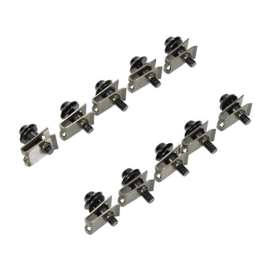 

10 шт. M5 мотоциклетные болты из алюминиевого сплава, крепежные зажимы, винтовые пружинные гайки