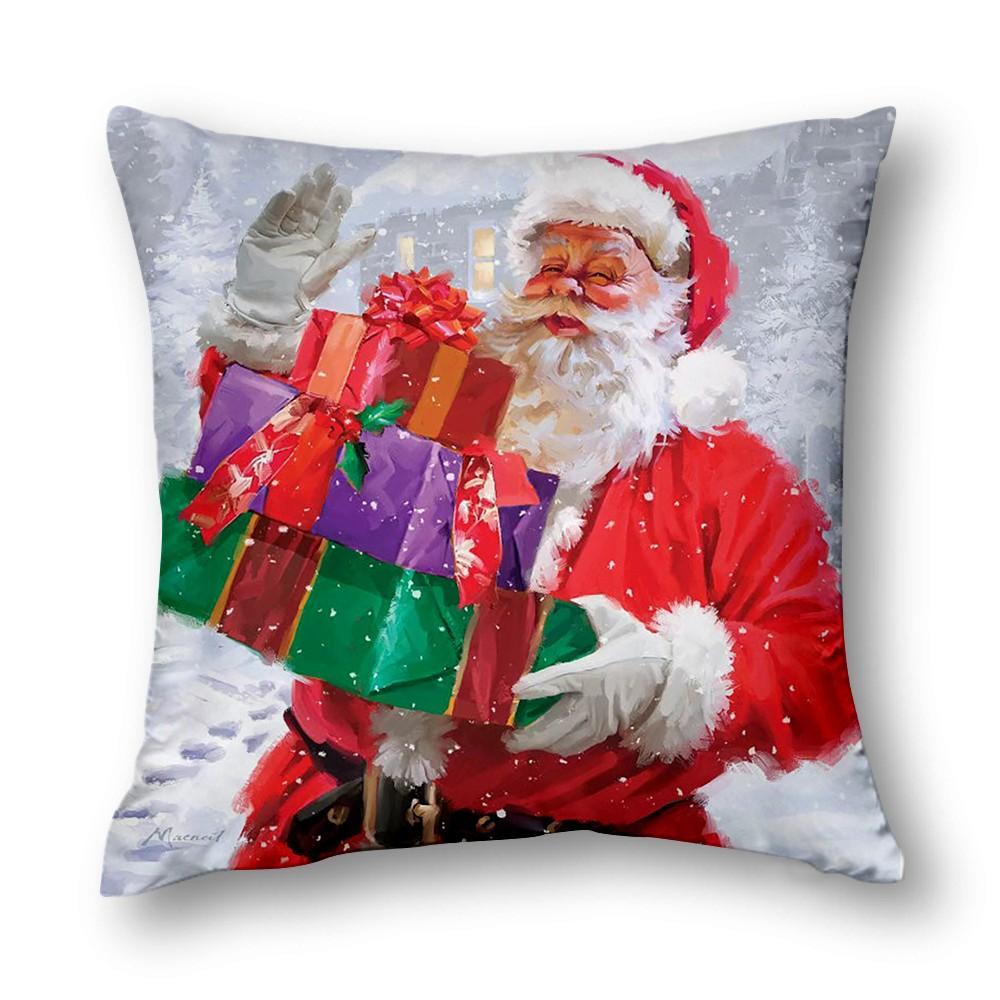 Christmas Decor Cushion Cover Sofa Decor Cushion Cover Bed Decor Pillow Cover Home Decor 40X40 45X45 50X50 60X60Cm