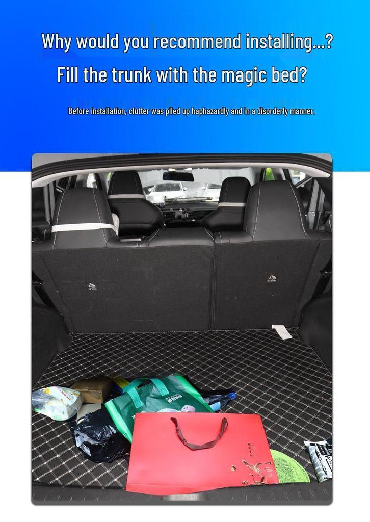 Haval M6/M6 Plus Trunk Conversion: Bed & Storage Box for Camping