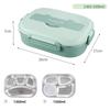 Thermal Lunch Box Stainless Steel Bento Box Student Sealed Portable with Compartment Bento Microwave Heating Food Container