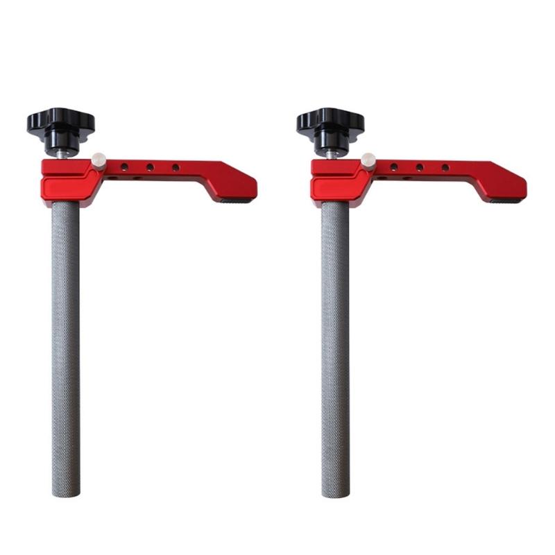Benches Dog Clamps 19mm/20mm Hold Fast Dog Hole Clamps Adjustable Table Hold Down Clamps for Woodworking Tool