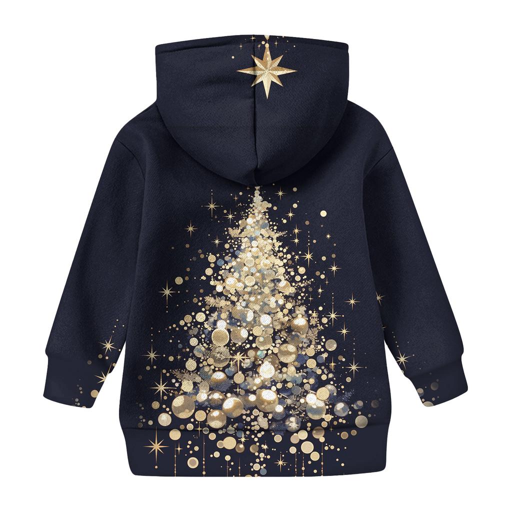 Girls' Hooded Tie-Dye Sweatshirt - Pullover Print Top