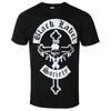 Black Label Society Cross Skull Gun Badge Graphic Short Sleeve Top Men Women Heavy‑Metal Band Strength Determination