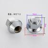 32mm 12x1.5mm  Lug Nuts  For  ford foucs  MK3 MK2 Ford Kuga  ESCORT FORD MONDEO Everest  Lincoln hex 19mm,M12x1.5 wheel nuts
