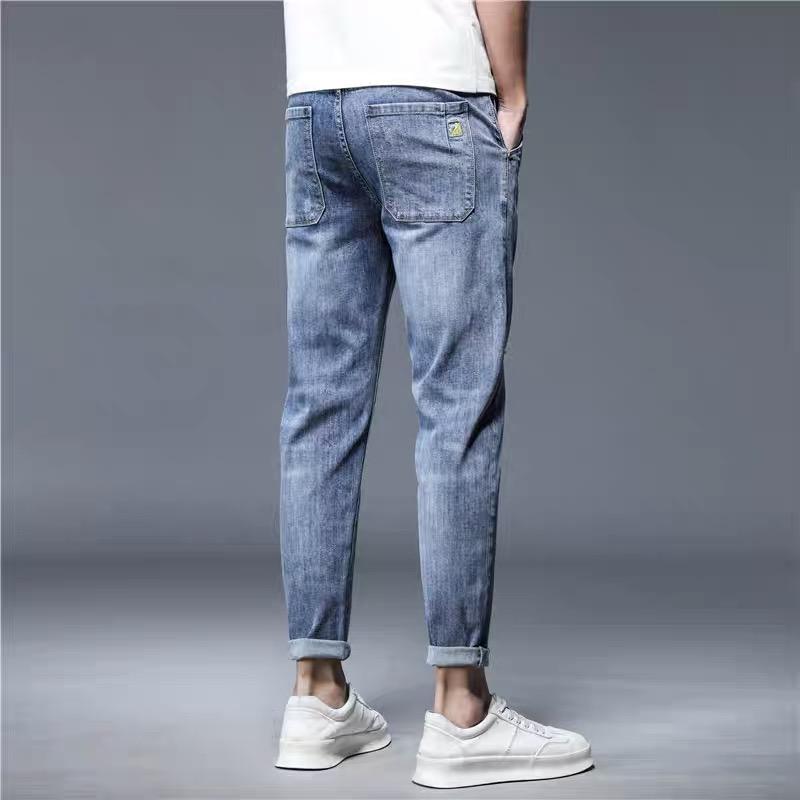 Blugi bărbați tendințe primăvară noua modă pentru tineret pantaloni casual short foot pantaloni nouă minute