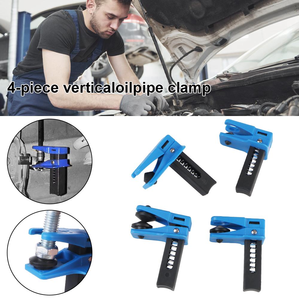 Oil Hose Clamp To Prevent Oil Spills Automotive Repair 4Pcs Car Brake Nozzle Clamp Auto Accessories Pipe Plug Tool