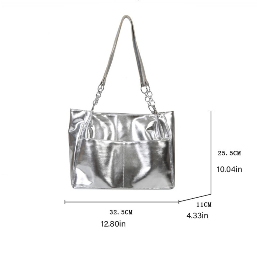 Pure Color PU Leather Tote Bag Multi-position Women Handbag Retro Simple Shoulder Bag Outdoor