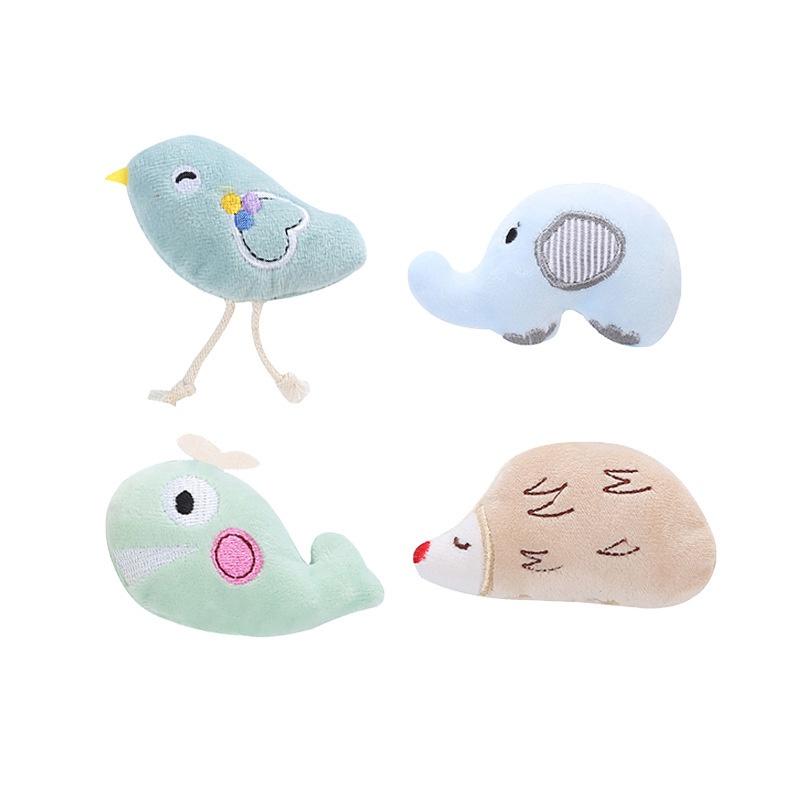 Plush Pet Toy Cute Elephant Whale Bird And Hedgehog Perfect Gift For All Occasions