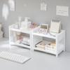 Scaffale multi-livello per organizzazione in cucina, bagno e sulla scrivania