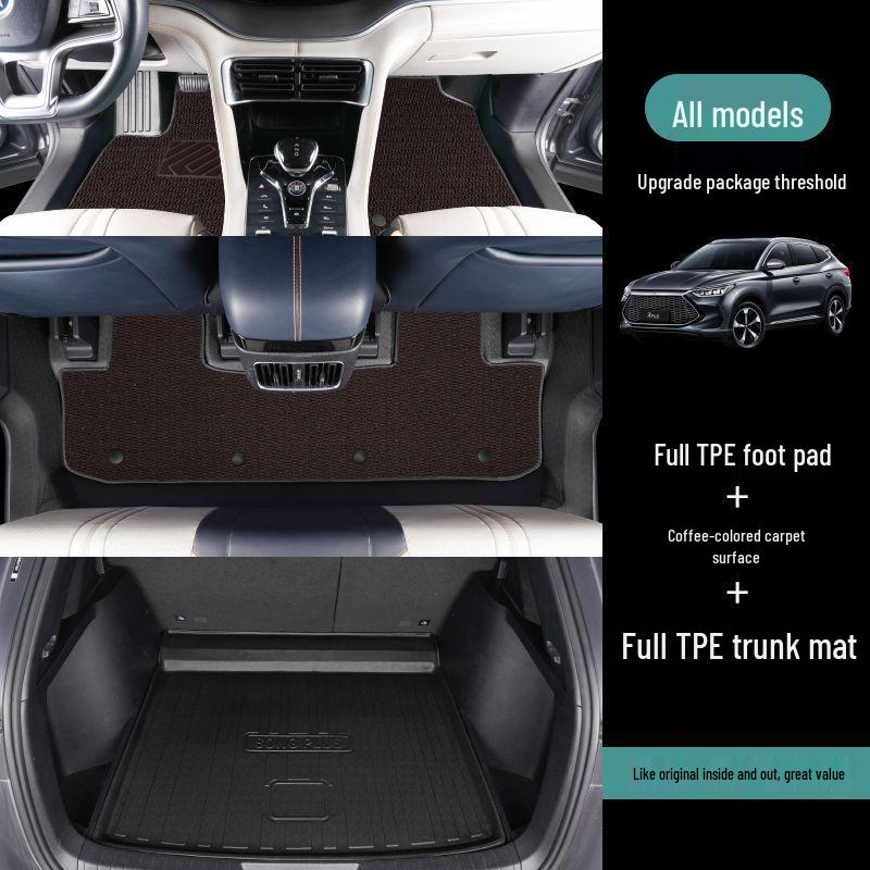 BYD Song Plus DMI/EV All-Inclusive TPE Floor Mats for New Energy Cars