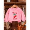 European Sizes Cute Cherry Print  Kids' Spring Thin Round Neck Sweatshirt 0-3 Years Old Comfortable Outdoor Outfit Choice